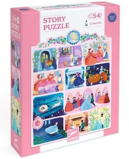 Story puzzle Cendrillon 54 pièces - Djeco